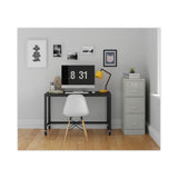 Alera® Three-Drawer Economy Vertical File, Letter-Size File Drawers, 15" x 22" x 40.19", Light Gray (ALEHVF1541LG) Each