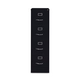 Alera® Four-Drawer Economy Vertical File, Letter-Size File Drawers, 15" x 26.5" x 52", Black (ALEHVF152652BL) Each