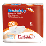 Tranquility® Bariatric Unisex Adult Incontinence Brief 3X-Large Disposable Heavy Absorbency (461046_BG) 8/BG