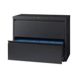 Hirsh Industries® Lateral File Cabinet, 2 Letter/Legal/A4-Size File Drawers, Charcoal, 36 x 18.62 x 28 (HID16065) Each