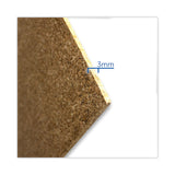 Flipside Cork Roll, 96" x 48", 0.12" Thick, Brown Surface (FLP38001) Each