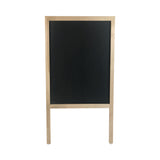Flipside Black Chalkboard Marquee, 24 x 42, Black Surface, Natural Wood Frame (FLP31222) Each