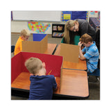 Flipside Study Carrel, 48 x 18, Assorted Colors, 24/Pack (FLP61849) Each