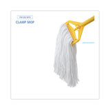 Boardwalk® Premium Cut-End Wet Mop Heads, Rayon, 20oz, White, 12/Carton (BWK220RCT) Case of 12