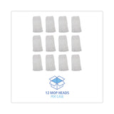 Boardwalk® Premium Cut-End Wet Mop Heads, Rayon, 20oz, White, 12/Carton (BWK220RCT) Case of 12