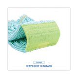 Boardwalk® EcoMop Looped-End Mop Head, Recycled Fibers, Medium Size, Green, 12/Carton (BWK1200MCT) Case of 12 Mops