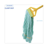 Boardwalk® EcoMop Looped-End Mop Head, Recycled Fibers, Extra Large Size, Green (BWK1200XL) Each