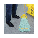 Boardwalk® EcoMop Looped-End Mop Head, Recycled Fibers, Extra Large Size, Green (BWK1200XL) Each