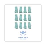 Boardwalk® EcoMop Looped-End Mop Head, Recycled Fibers, Extra Large Size, Green, 12/CT (BWK1200XLCT) Case of 12