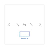 Boardwalk® Clip-On Dust Mop Frame, 48w x 5d, Zinc Plated (BWK1448) Each