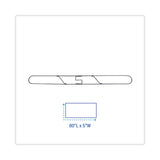 Boardwalk® Clip-On Dust Mop Frame, 60w x 5d, Zinc Plated (BWK1460) Each