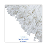 Boardwalk® Cut-End Wet Mop Head, Rayon, No. 32, White, 12/Carton (BWK2032RCT) Case of 12