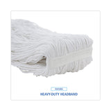 Boardwalk® Cut-End Wet Mop Head, Rayon, No. 32, White, 12/Carton (BWK2032RCT) Case of 12