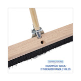 Boardwalk® Floor Brush Head, 3" Black Polypropylene Bristles, 36" Brush (BWK20636) Each