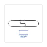 Boardwalk® Clip-On Dust Mop Frame, 24w x 5d, Zinc Plated (BWK1424) Each