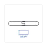 Boardwalk® Clip-On Dust Mop Frame, 36w x 5d, Zinc Plated (BWK1436) Each