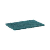 Boardwalk® Heavy-Duty Scour Pad, 6 x 9, Green 15/Carton (BWK186) Case of 15