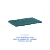 Boardwalk® Heavy-Duty Scour Pad, 6 x 9, Green 15/Carton (BWK186) Case of 15