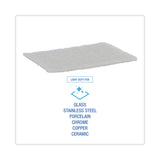 Boardwalk® Light Duty Scour Pad, White, 6 x 9, White, 20/Carton (BWK198) 20 Pads
