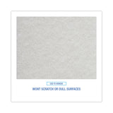 Boardwalk® Light Duty Scour Pad, White, 6 x 9, White, 20/Carton (BWK198) 20 Pads