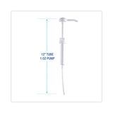 Boardwalk® Siphon Pump, 1 oz/Pump, For 1 gal Bottles, Plastic, 12" Tube, White, 12/Carton (BWK00417) Case of 12
