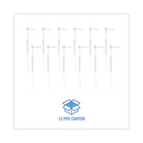 Boardwalk® Siphon Pump, 1 oz/Pump, For 1 gal Bottles, Plastic, 12" Tube, White, 12/Carton (BWK00417) Case of 12