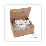 Boardwalk® Curve Air Freshener, Mango, Solid, Clear, 10/Box (BWKCURVEMAN) Box of 10