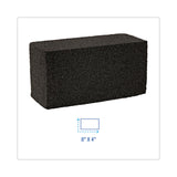 Boardwalk® Grill Brick, 8 x 4, Black, 12/Carton (BWKGB12PC) Case of 12