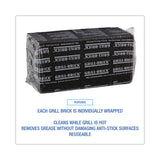 Boardwalk® Grill Brick, 8 x 4, Black, 12/Carton (BWKGB12PC) Case of 12