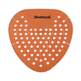 Boardwalk® Gem Urinal Screens, Mango Scent, Orange, 12/Box (BWKGEMMAN) Box of 12