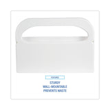 Boardwalk® Toilet Seat Cover Dispenser, 16 x 3 x 11.5, White, 2/Box (BWKKD100) Each