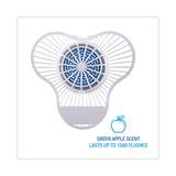 Boardwalk® Urinal Screen with Non-Para Cleaner Block, Green Apple Scent, 3.25 oz, Blue/White, 12/Box (BWKNUS) 1 Dozen