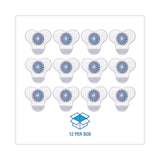 Boardwalk® Urinal Screen with Non-Para Cleaner Block, Green Apple Scent, 3.25 oz, Blue/White, 12/Box (BWKNUS) 1 Dozen