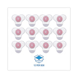 Boardwalk® Urinal Screen with Para Deodorizer Block, Cherry Scent, 3 oz, Red/White, 12/Box (BWKPBS) Case of 12
