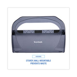 Boardwalk® Toilet Seat Cover Dispenser, 17.25 x 3.13 x 11.75, Smoke Black (BWKTS510SBBWEA) Each