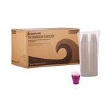 Boardwalk® Translucent Plastic Cold Cups, 3 oz, Polypropylene, 125 Cups/Sleeve, 20 Sleeves/Carton (BWKTRANSCUP3CT) Case of 2500