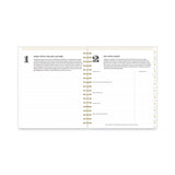 Blue Sky® Day Designer Daily/Monthly Frosted Planner, Rugby Stripe Artwork, 10 x 8, Black/White Cover, 12-Month (July-June): 2025-2026 (BLS137885) Each