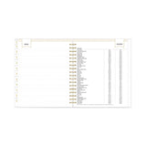 Blue Sky® Day Designer Daily/Monthly Frosted Planner, Rugby Stripe Artwork, 10 x 8, Black/White Cover, 12-Month (July-June): 2025-2026 (BLS137885) Each