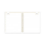 Blue Sky® Day Designer Daily/Monthly Frosted Planner, Rugby Stripe Artwork, 10 x 8, Black/White Cover, 12-Month (July-June): 2025-2026 (BLS137885) Each
