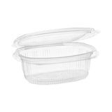 Pactiv Evergreen EarthChoice Recycled PET Hinged Container, 16 oz, 4.92 x 5.87 x 2.48, Clear, Plastic, 200/Carton (PCT0CA910160000) Case of 200