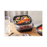 Pactiv Evergreen EarthChoice MealMaster Container, 16 oz, 8.13 x 6.5 x 1, Black, Plastic, 252/Carton (PCT0CN846160000) Case of 252