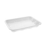 Pactiv Evergreen Meat Tray, #4D, 9.5 x 7 x 1.25, White, Foam, 500/Carton (PCT0TF104D10000) Case of 500