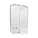 Pactiv Evergreen Meat Tray, #4D, 9.5 x 7 x 1.25, White, Foam, 500/Carton (PCT0TF104D10000) Case of 500