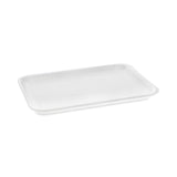 Pactiv Evergreen Meat Tray, #4 Shallow, 9.13 x 7.13 x 0.65, White, Foam, 500/Carton (PCT0TF104S00000) Case of 500