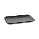 Pactiv Evergreen Supermarket Tray, #2S, 8.2 x 5.7 x 0.65, Black, Foam, 500/Carton (PCT0TFB02S00000) Case of 500