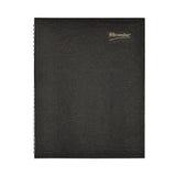 Brownline® CoilPro Weekly Appointment Book in Columnar Format, 11 x 8.5, Black Lizard-Look Cover, 12-Month (Jan to Dec): 2026 (REDCB950CBLK) Each
