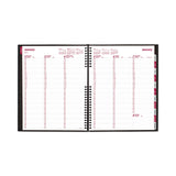 Brownline® CoilPro Weekly Appointment Book in Columnar Format, 11 x 8.5, Black Lizard-Look Cover, 12-Month (Jan to Dec): 2026 (REDCB950CBLK) Each