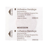 McKesson Adhesive Spot Bandage 1 Inch Fabric Round Tan Sterile (466870_BX) 100/BX