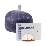 Boardwalk® High-Density Can Liners, 56 gal, 19 microns, 43" x 47", Natural, 25 Bags/Roll, 6 Rolls/Carton (BWK434722) 6 Rolls