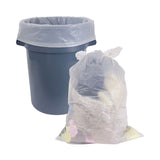 Boardwalk® Industrial Drum Liners Rolls, 60 gal, 1.8 mil, 38 x 63, Clear, 1 Roll of 75 Bags (BWKD38633CL) Case of 75